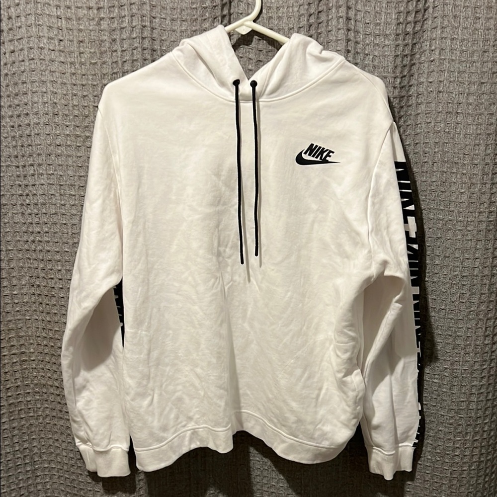 Nike Unisex Childs White Hoodie